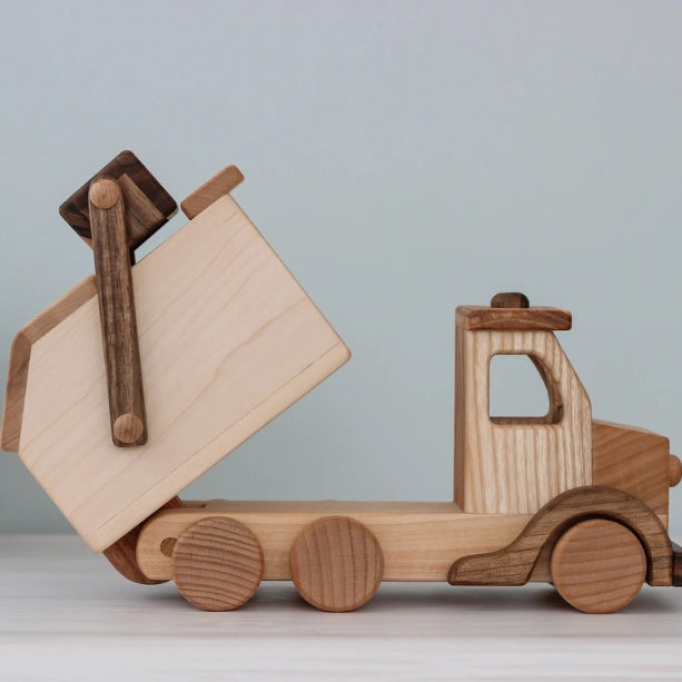 DKwoodentoysUA | 車車木玩-傾倒車