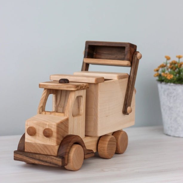 DKwoodentoysUA | 車車木玩-傾倒車