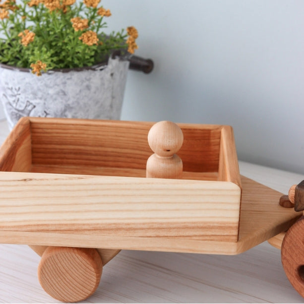 DKwoodentoysUA | 車車木玩-拖拉機