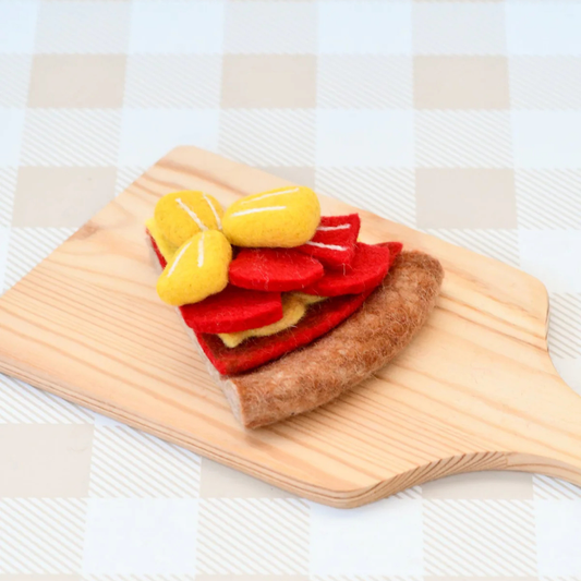 Tara Treasure | 羊毛氈手工玩具-夏威夷 Pizza