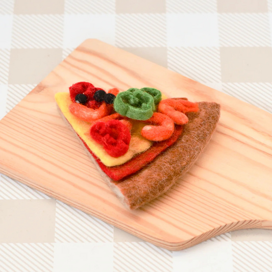 Tara Treasure | 羊毛氈手工玩具-海鮮Pizza