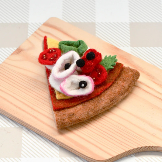 Tara Treasure | 羊毛氈手工玩具-地中海Pizza