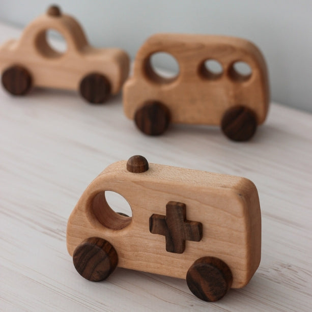 DKwoodentoysUA | 車車木玩-交通工具7件組