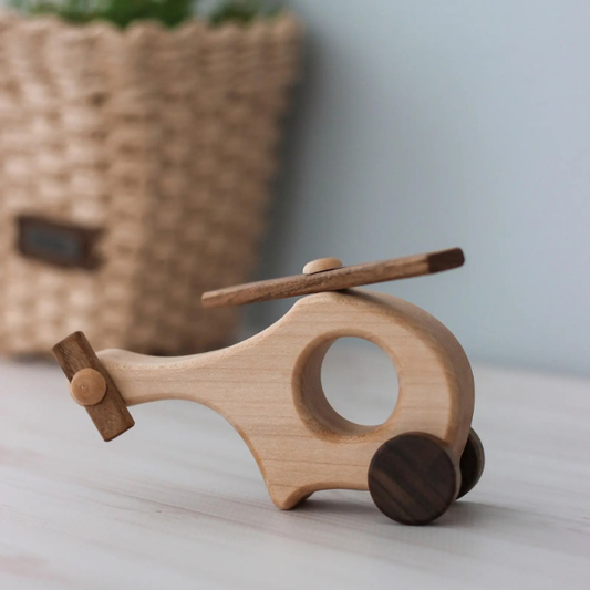 DKwoodentoysUA | 車車木玩-小型直升機