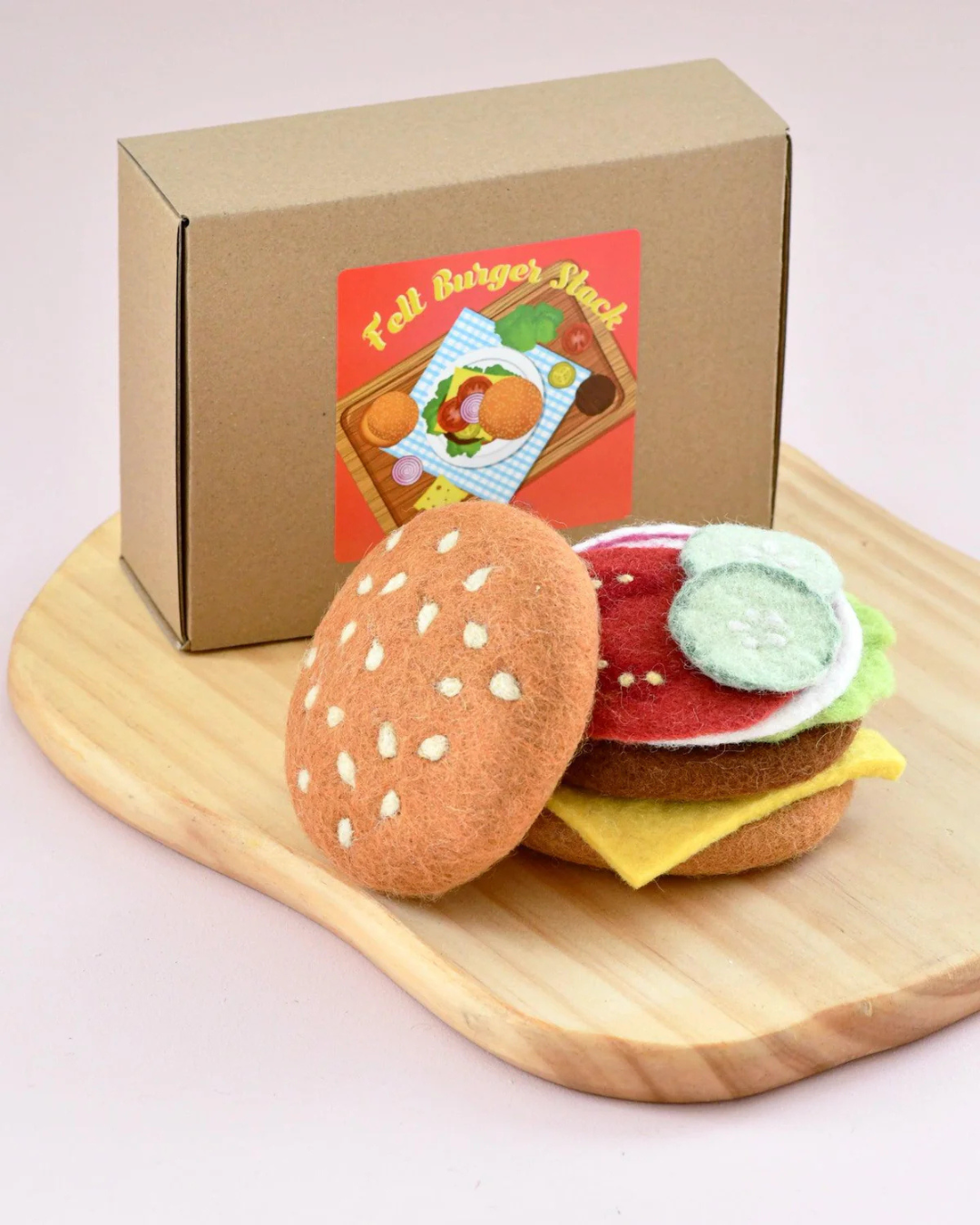 Tara Treasure | 羊毛氈手工玩具-漢堡