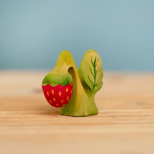 Bumbu Toys | 羅馬尼亞場景與動物木玩- 草莓植栽