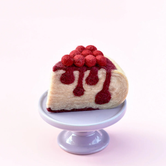Tara Treasure | 羊毛氈手工玩具-波森莓起司蛋糕
