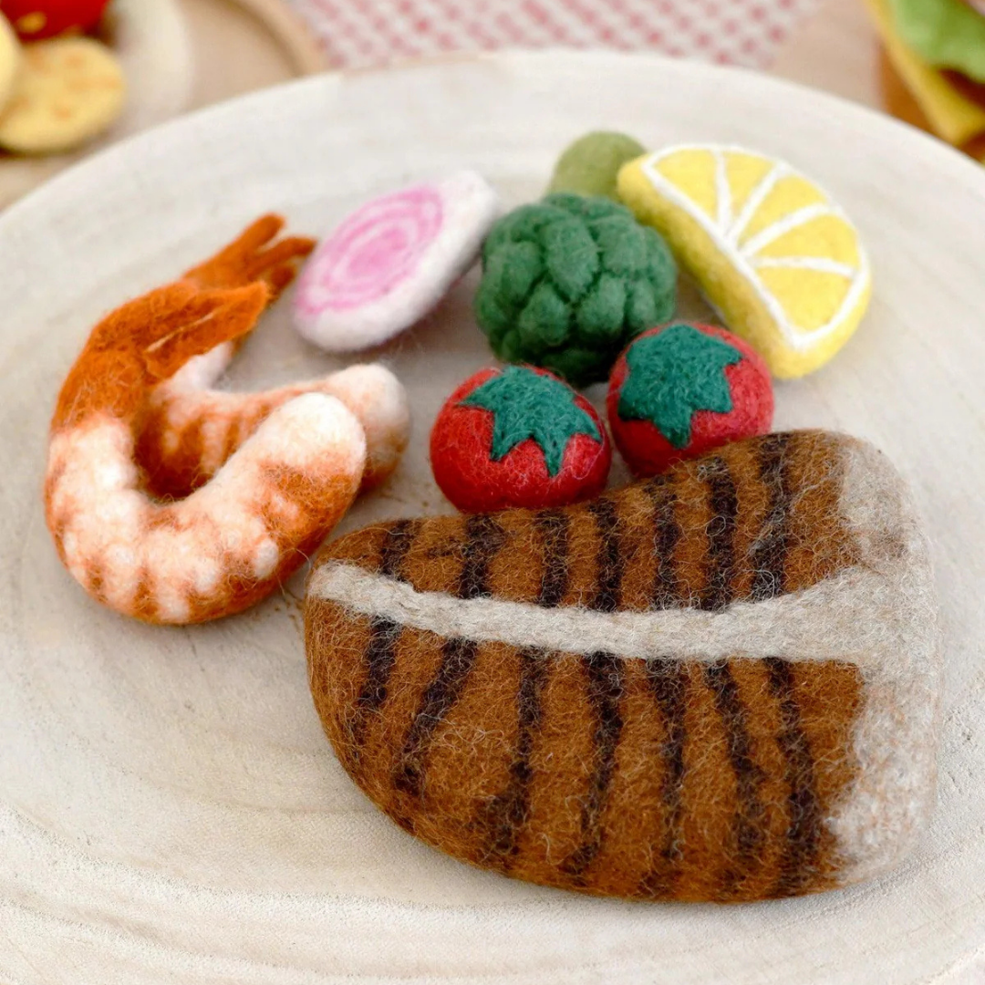 Tara Treasure | 羊毛氈手工玩具-海陸特餐