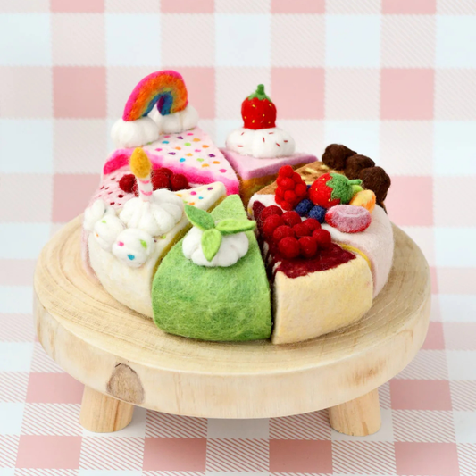 Tara Treasure | 羊毛氈手工玩具-8種口味蛋糕