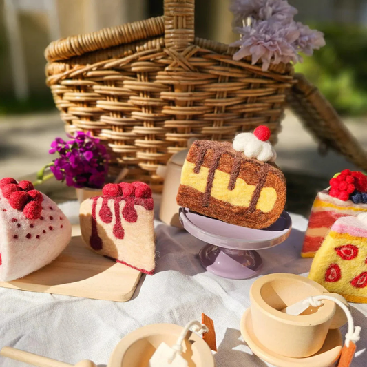 Tara Treasure | 羊毛氈手工玩具-8種口味蛋糕