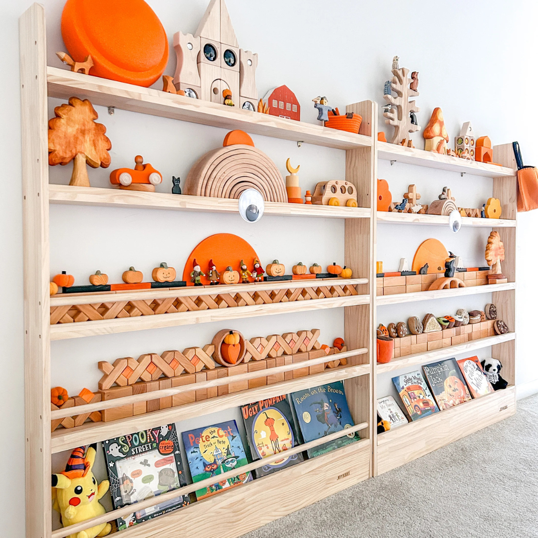 Joykids｜5層展示型繪本收納架-120公分寬