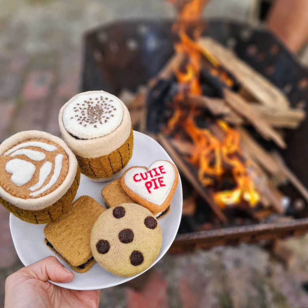 Tara Treasure | 羊毛氈手工玩具-咖啡杯與配料組