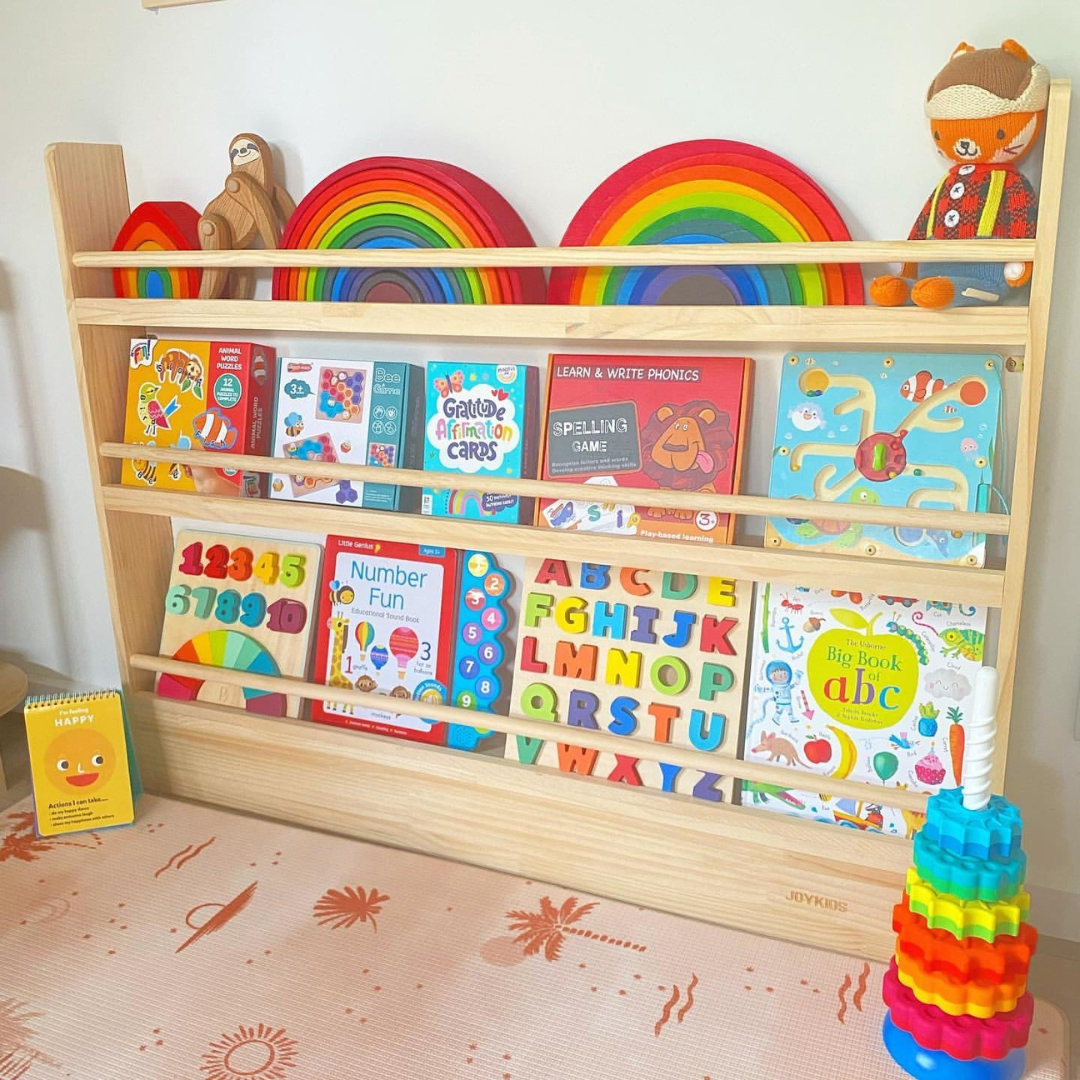 Joykids｜3層展示型繪本收納架
