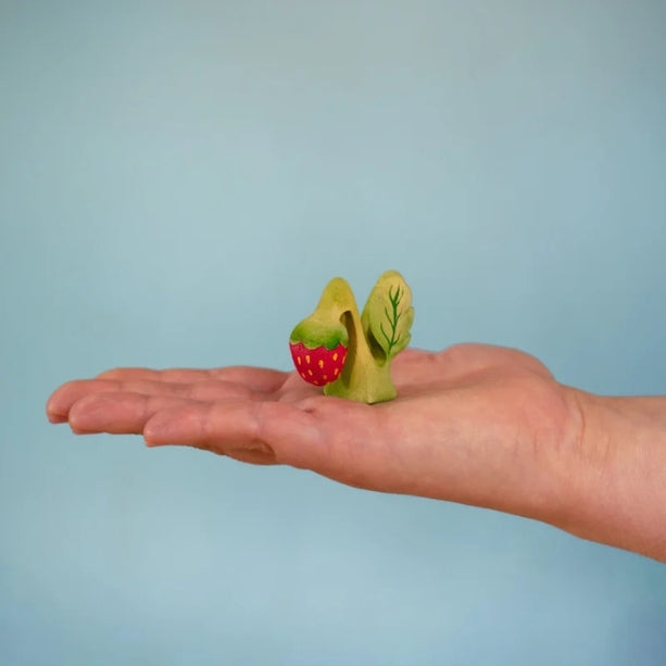 Bumbu Toys | 羅馬尼亞場景與動物木玩- 草莓植栽
