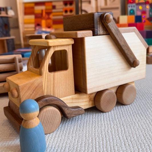 DKwoodentoysUA | 車車木玩-傾倒車
