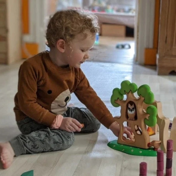Bumbu Toys | 羅馬尼亞場景與動物木玩- 古老的橡樹