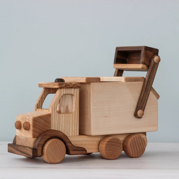 DKwoodentoysUA | 車車木玩-傾倒車