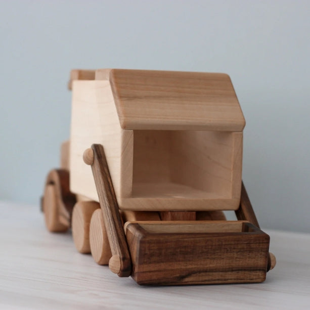 DKwoodentoysUA | 車車木玩-傾倒車