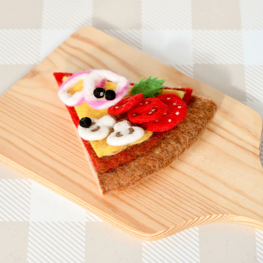 Tara Treasure | 羊毛氈手工玩具-蘑菇Pizza